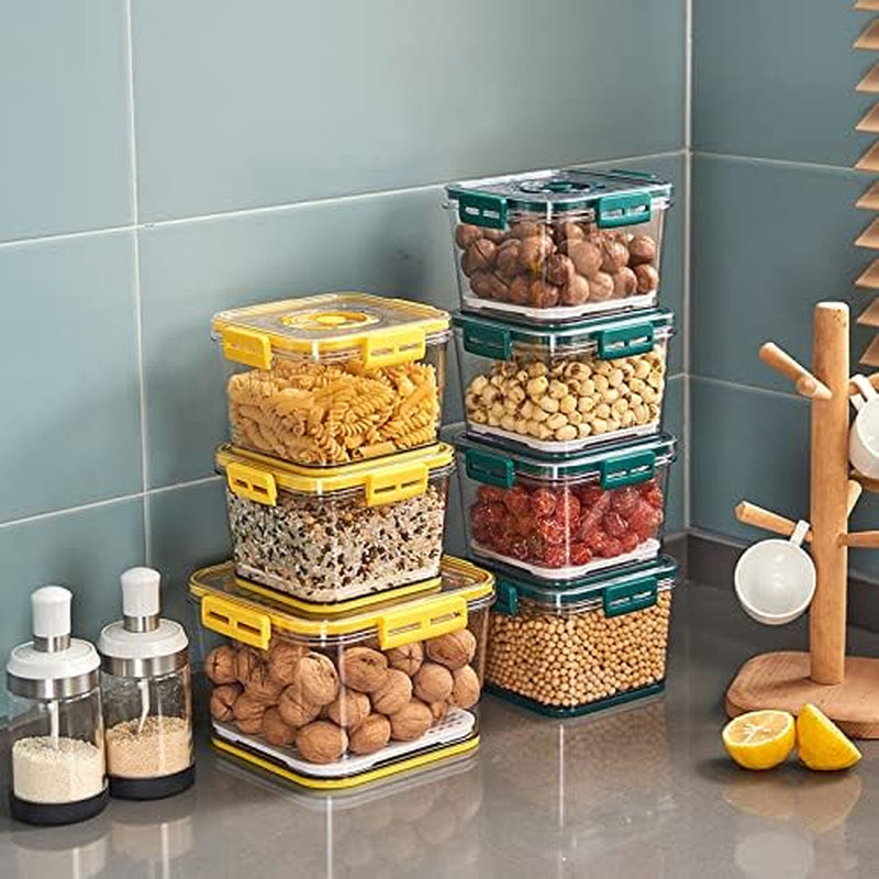 Food Storage Containers,186/98/48 Oz Multifunctional Draining Crisper with Strainers,Vegetables and Fruits Storage Containers with Lids Suitable for All Kinds of Food Storage,Bpa Free Plastic